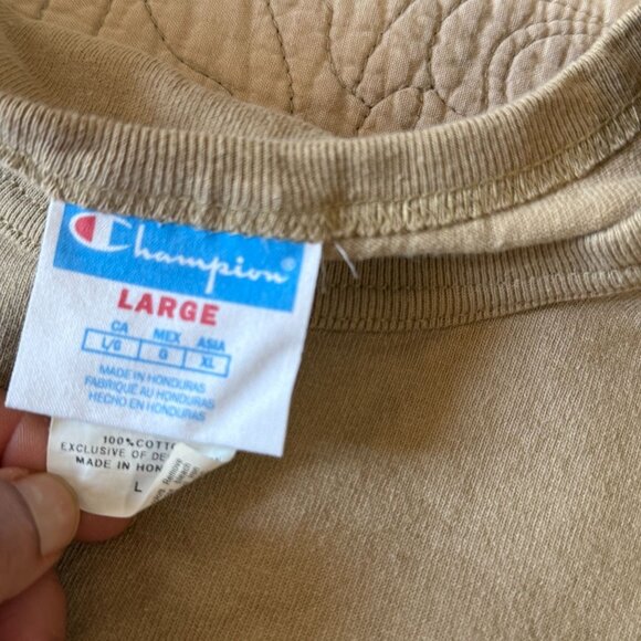 Champion Men's Shirt Beige size Large - Picture 5 of 12